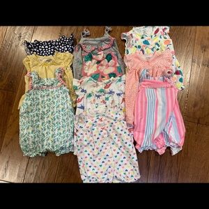 Baby Girl Summer Rompers size 3-6 months